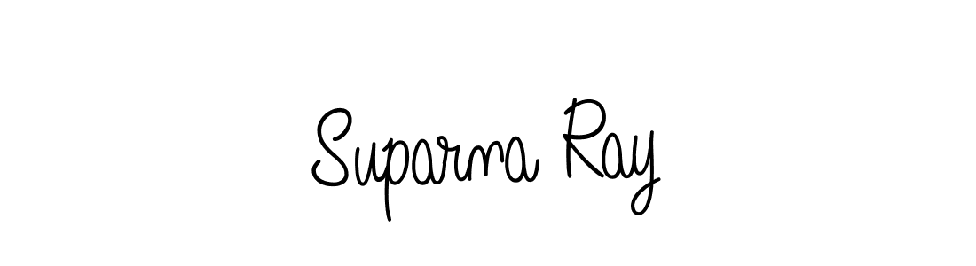 Design your own signature with our free online signature maker. With this signature software, you can create a handwritten (Angelique-Rose-font-FFP) signature for name Suparna Ray. Suparna Ray signature style 5 images and pictures png
