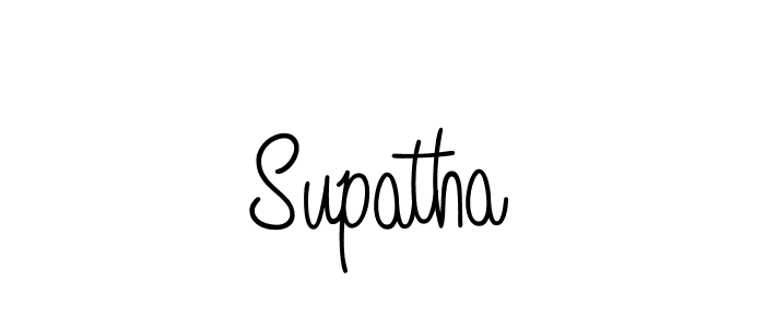 How to make Supatha signature? Angelique-Rose-font-FFP is a professional autograph style. Create handwritten signature for Supatha name. Supatha signature style 5 images and pictures png