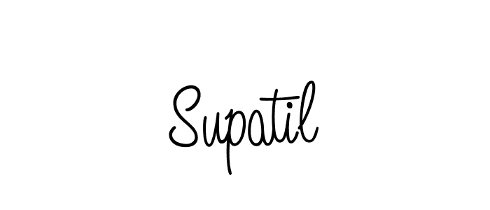 Use a signature maker to create a handwritten signature online. With this signature software, you can design (Angelique-Rose-font-FFP) your own signature for name Supatil. Supatil signature style 5 images and pictures png