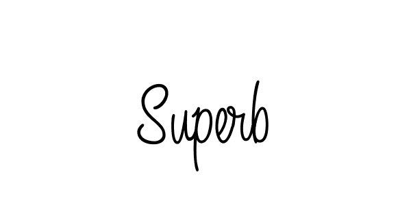 Create a beautiful signature design for name Superb. With this signature (Angelique-Rose-font-FFP) fonts, you can make a handwritten signature for free. Superb signature style 5 images and pictures png