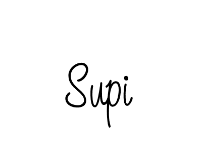 Design your own signature with our free online signature maker. With this signature software, you can create a handwritten (Angelique-Rose-font-FFP) signature for name Supi. Supi signature style 5 images and pictures png