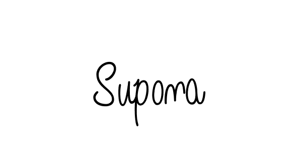 Supona stylish signature style. Best Handwritten Sign (Angelique-Rose-font-FFP) for my name. Handwritten Signature Collection Ideas for my name Supona. Supona signature style 5 images and pictures png