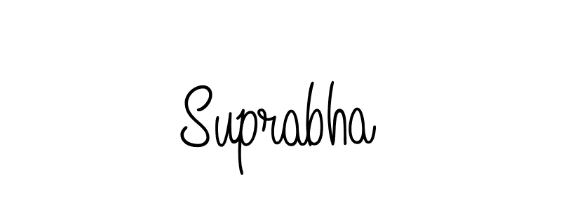 Also You can easily find your signature by using the search form. We will create Suprabha name handwritten signature images for you free of cost using Angelique-Rose-font-FFP sign style. Suprabha signature style 5 images and pictures png