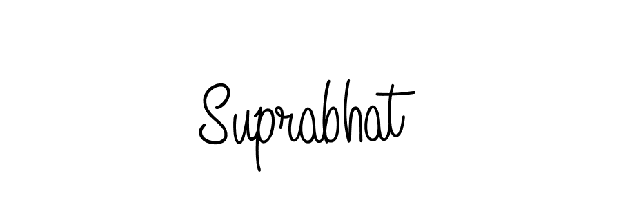 Also we have Suprabhat name is the best signature style. Create professional handwritten signature collection using Angelique-Rose-font-FFP autograph style. Suprabhat signature style 5 images and pictures png