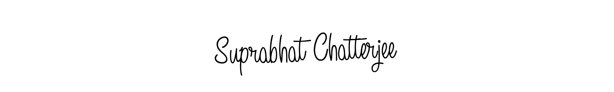 Create a beautiful signature design for name Suprabhat Chatterjee. With this signature (Angelique-Rose-font-FFP) fonts, you can make a handwritten signature for free. Suprabhat Chatterjee signature style 5 images and pictures png