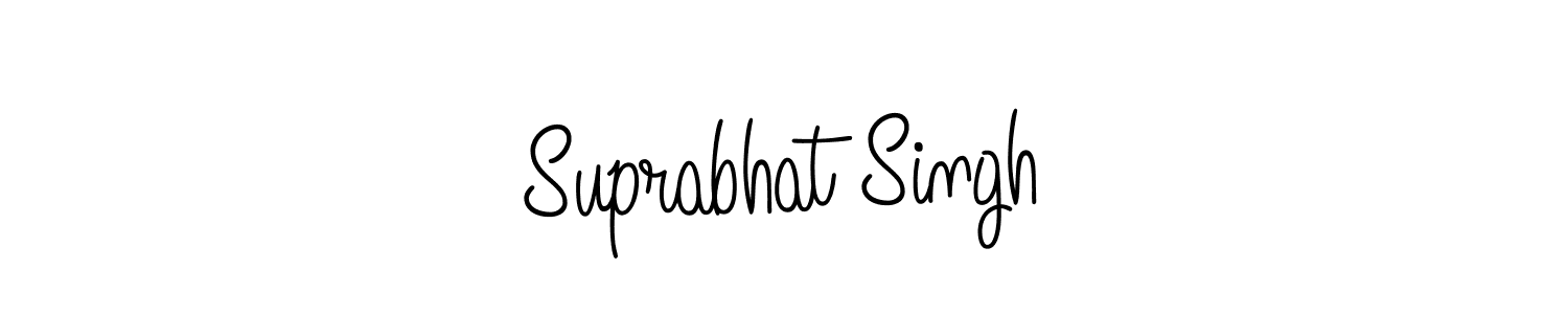 Create a beautiful signature design for name Suprabhat Singh. With this signature (Angelique-Rose-font-FFP) fonts, you can make a handwritten signature for free. Suprabhat Singh signature style 5 images and pictures png