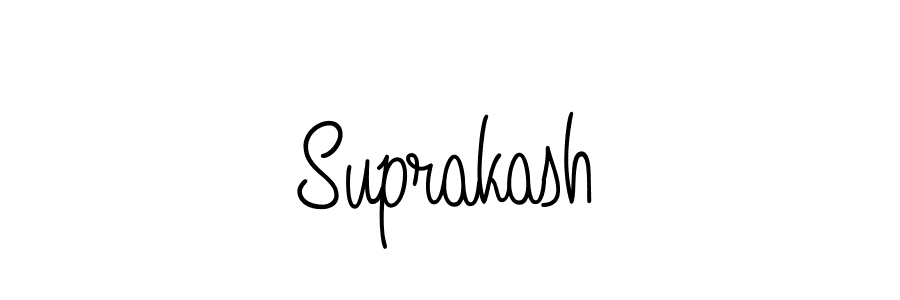 Make a beautiful signature design for name Suprakash. Use this online signature maker to create a handwritten signature for free. Suprakash signature style 5 images and pictures png