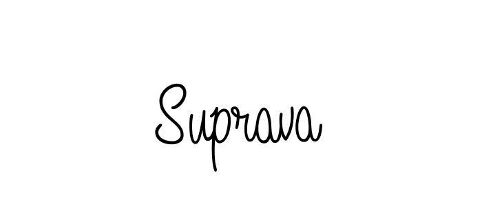 How to make Suprava signature? Angelique-Rose-font-FFP is a professional autograph style. Create handwritten signature for Suprava name. Suprava signature style 5 images and pictures png