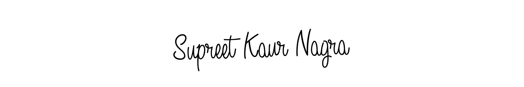 Also we have Supreet Kaur Nagra name is the best signature style. Create professional handwritten signature collection using Angelique-Rose-font-FFP autograph style. Supreet Kaur Nagra signature style 5 images and pictures png