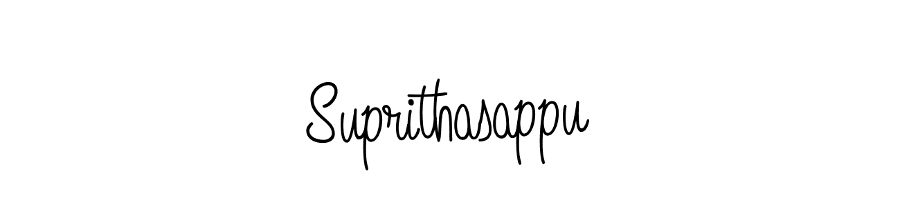 Similarly Angelique-Rose-font-FFP is the best handwritten signature design. Signature creator online .You can use it as an online autograph creator for name Suprithasappu. Suprithasappu signature style 5 images and pictures png