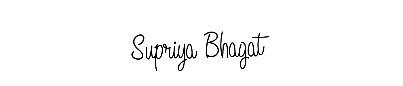 How to make Supriya Bhagat signature? Angelique-Rose-font-FFP is a professional autograph style. Create handwritten signature for Supriya Bhagat name. Supriya Bhagat signature style 5 images and pictures png