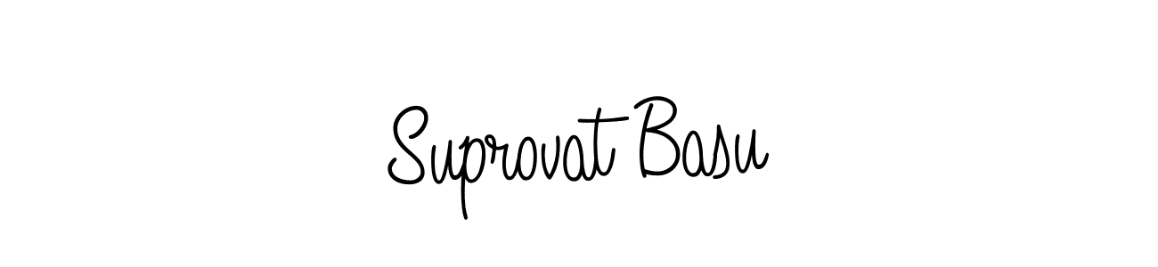 It looks lik you need a new signature style for name Suprovat Basu. Design unique handwritten (Angelique-Rose-font-FFP) signature with our free signature maker in just a few clicks. Suprovat Basu signature style 5 images and pictures png