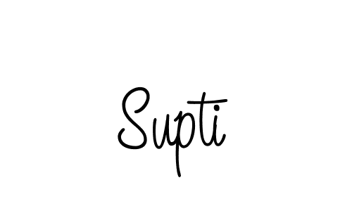 Make a beautiful signature design for name Supti. With this signature (Angelique-Rose-font-FFP) style, you can create a handwritten signature for free. Supti signature style 5 images and pictures png