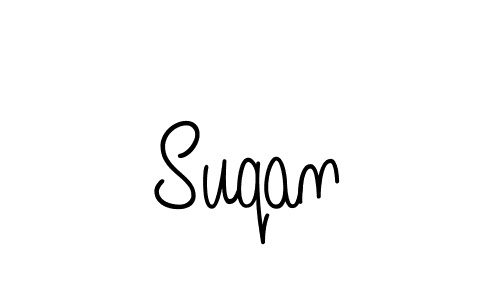 Create a beautiful signature design for name Suqan. With this signature (Angelique-Rose-font-FFP) fonts, you can make a handwritten signature for free. Suqan signature style 5 images and pictures png