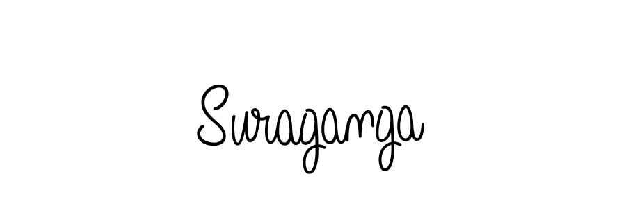 Make a beautiful signature design for name Suraganga. With this signature (Angelique-Rose-font-FFP) style, you can create a handwritten signature for free. Suraganga signature style 5 images and pictures png