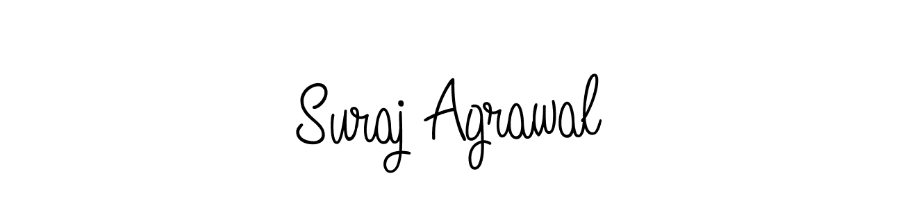 Suraj Agrawal stylish signature style. Best Handwritten Sign (Angelique-Rose-font-FFP) for my name. Handwritten Signature Collection Ideas for my name Suraj Agrawal. Suraj Agrawal signature style 5 images and pictures png