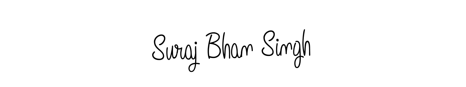Make a beautiful signature design for name Suraj Bhan Singh. With this signature (Angelique-Rose-font-FFP) style, you can create a handwritten signature for free. Suraj Bhan Singh signature style 5 images and pictures png
