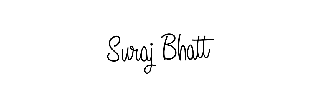 Design your own signature with our free online signature maker. With this signature software, you can create a handwritten (Angelique-Rose-font-FFP) signature for name Suraj Bhatt. Suraj Bhatt signature style 5 images and pictures png