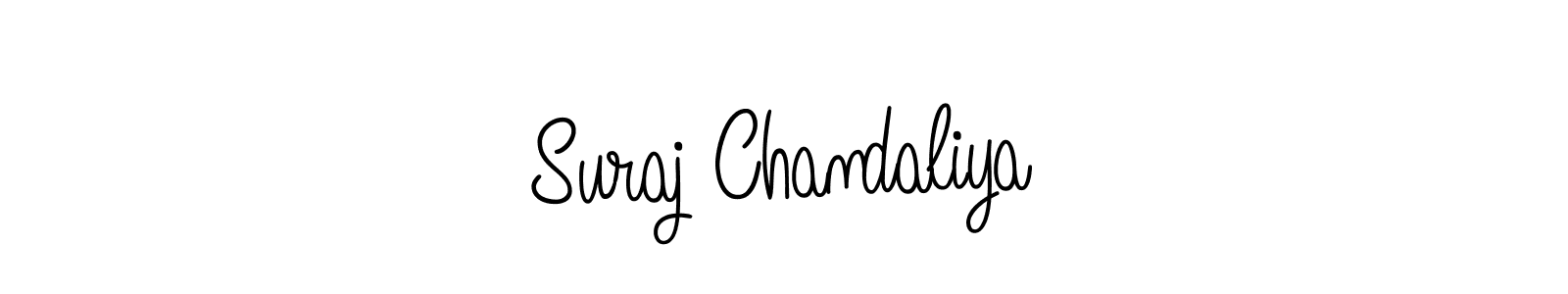 Also we have Suraj Chandaliya name is the best signature style. Create professional handwritten signature collection using Angelique-Rose-font-FFP autograph style. Suraj Chandaliya signature style 5 images and pictures png