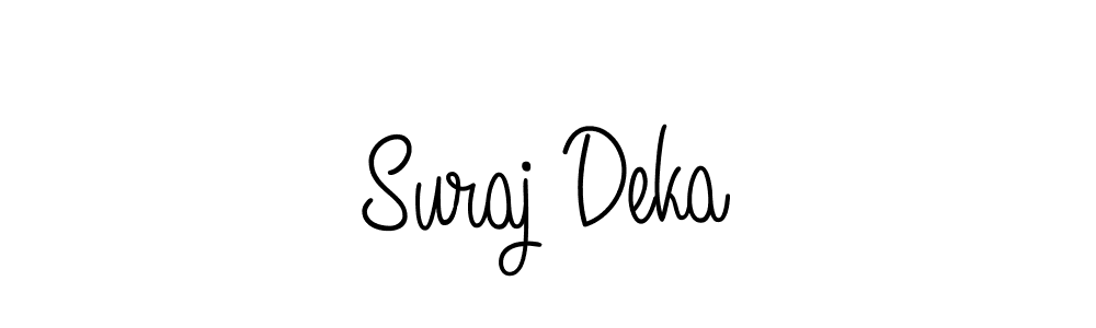 How to Draw Suraj Deka signature style? Angelique-Rose-font-FFP is a latest design signature styles for name Suraj Deka. Suraj Deka signature style 5 images and pictures png