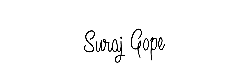 How to make Suraj Gope signature? Angelique-Rose-font-FFP is a professional autograph style. Create handwritten signature for Suraj Gope name. Suraj Gope signature style 5 images and pictures png
