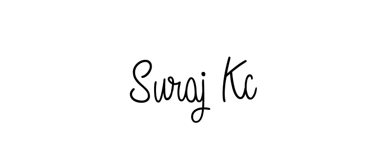 Make a beautiful signature design for name Suraj Kc. Use this online signature maker to create a handwritten signature for free. Suraj Kc signature style 5 images and pictures png