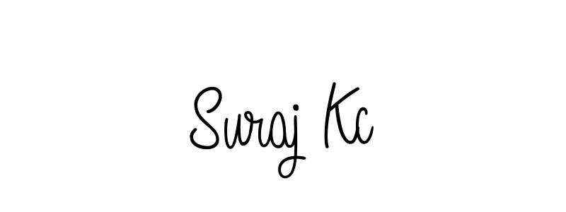 Make a beautiful signature design for name Suraj Kc. Use this online signature maker to create a handwritten signature for free. Suraj Kc signature style 5 images and pictures png