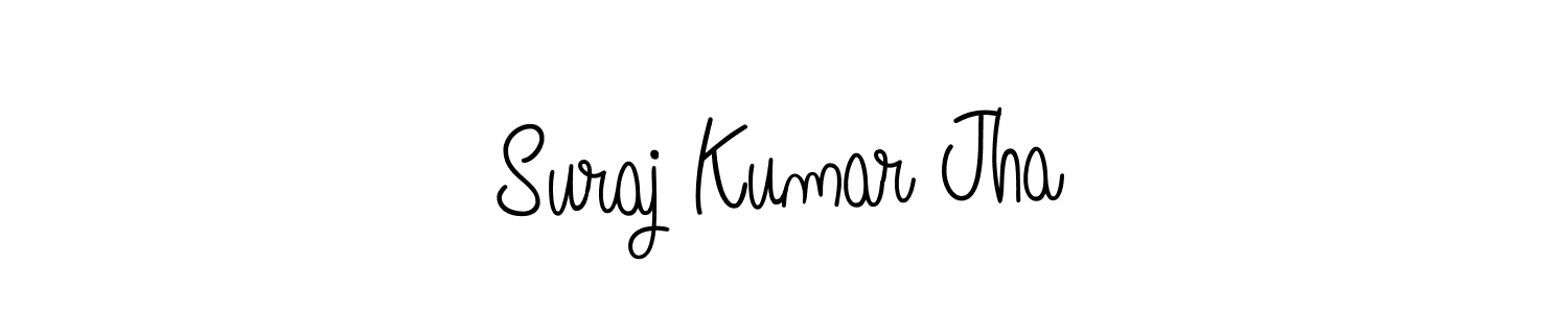 Suraj Kumar Jha stylish signature style. Best Handwritten Sign (Angelique-Rose-font-FFP) for my name. Handwritten Signature Collection Ideas for my name Suraj Kumar Jha. Suraj Kumar Jha signature style 5 images and pictures png