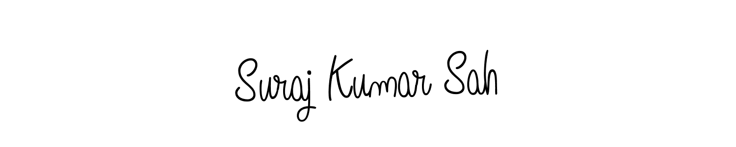 Suraj Kumar Sah stylish signature style. Best Handwritten Sign (Angelique-Rose-font-FFP) for my name. Handwritten Signature Collection Ideas for my name Suraj Kumar Sah. Suraj Kumar Sah signature style 5 images and pictures png
