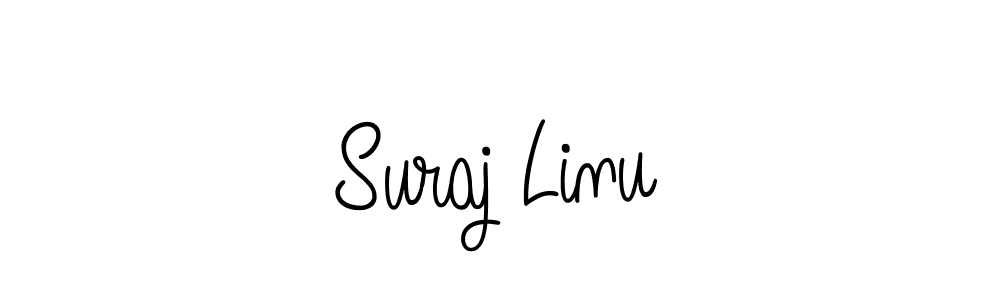 Best and Professional Signature Style for Suraj Linu. Angelique-Rose-font-FFP Best Signature Style Collection. Suraj Linu signature style 5 images and pictures png