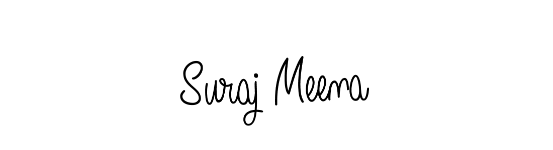 Create a beautiful signature design for name Suraj Meena. With this signature (Angelique-Rose-font-FFP) fonts, you can make a handwritten signature for free. Suraj Meena signature style 5 images and pictures png