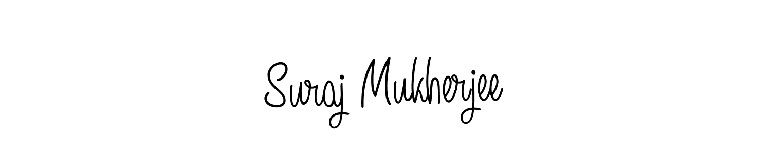 Suraj Mukherjee stylish signature style. Best Handwritten Sign (Angelique-Rose-font-FFP) for my name. Handwritten Signature Collection Ideas for my name Suraj Mukherjee. Suraj Mukherjee signature style 5 images and pictures png