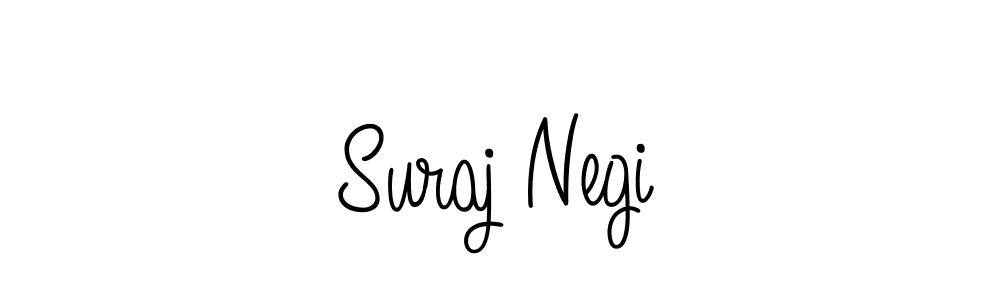 Make a beautiful signature design for name Suraj Negi. With this signature (Angelique-Rose-font-FFP) style, you can create a handwritten signature for free. Suraj Negi signature style 5 images and pictures png