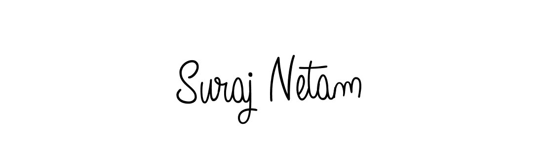 Also we have Suraj Netam name is the best signature style. Create professional handwritten signature collection using Angelique-Rose-font-FFP autograph style. Suraj Netam signature style 5 images and pictures png