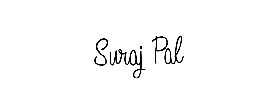Use a signature maker to create a handwritten signature online. With this signature software, you can design (Angelique-Rose-font-FFP) your own signature for name Suraj Pal. Suraj Pal signature style 5 images and pictures png
