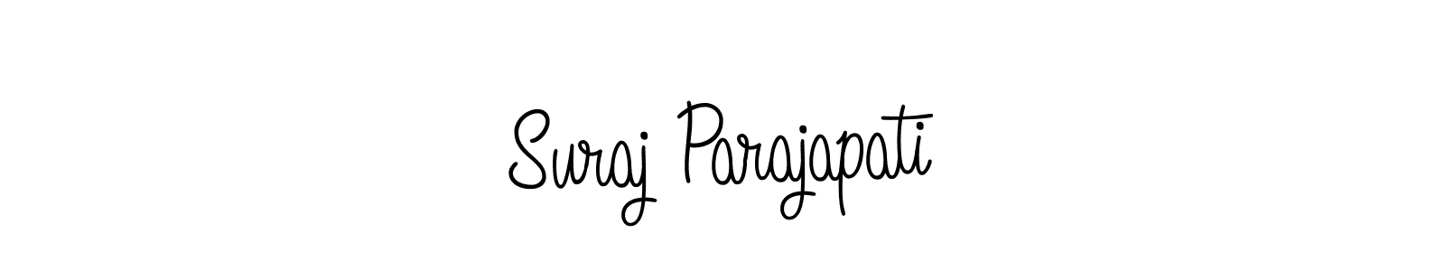 Also we have Suraj Parajapati name is the best signature style. Create professional handwritten signature collection using Angelique-Rose-font-FFP autograph style. Suraj Parajapati signature style 5 images and pictures png