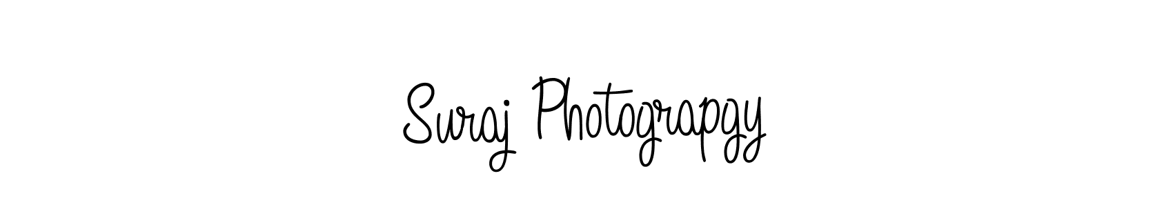 Suraj Photograpgy stylish signature style. Best Handwritten Sign (Angelique-Rose-font-FFP) for my name. Handwritten Signature Collection Ideas for my name Suraj Photograpgy. Suraj Photograpgy signature style 5 images and pictures png