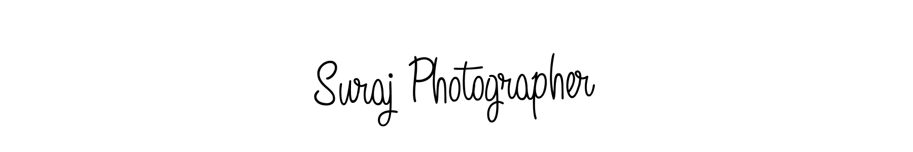 How to make Suraj Photographer signature? Angelique-Rose-font-FFP is a professional autograph style. Create handwritten signature for Suraj Photographer name. Suraj Photographer signature style 5 images and pictures png