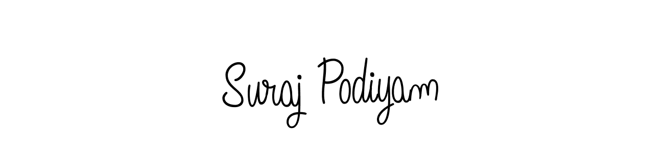 Make a beautiful signature design for name Suraj Podiyam. Use this online signature maker to create a handwritten signature for free. Suraj Podiyam signature style 5 images and pictures png