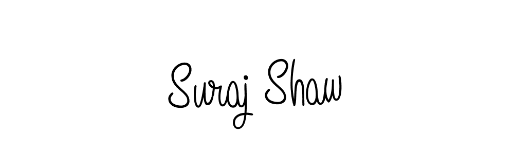 Create a beautiful signature design for name Suraj Shaw. With this signature (Angelique-Rose-font-FFP) fonts, you can make a handwritten signature for free. Suraj Shaw signature style 5 images and pictures png