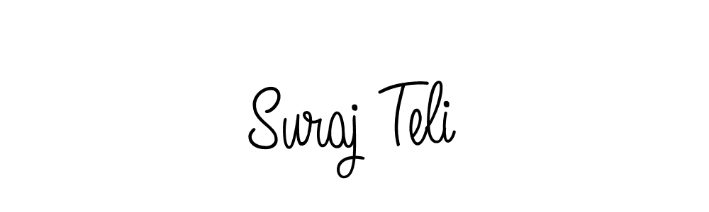if you are searching for the best signature style for your name Suraj Teli. so please give up your signature search. here we have designed multiple signature styles  using Angelique-Rose-font-FFP. Suraj Teli signature style 5 images and pictures png