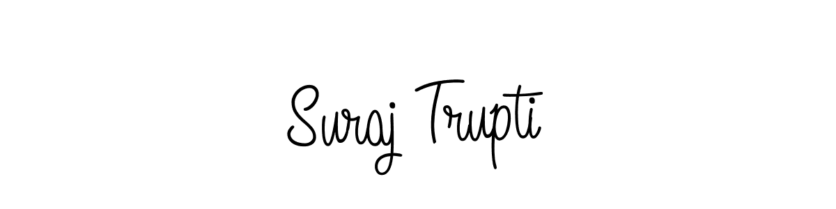 if you are searching for the best signature style for your name Suraj Trupti. so please give up your signature search. here we have designed multiple signature styles  using Angelique-Rose-font-FFP. Suraj Trupti signature style 5 images and pictures png