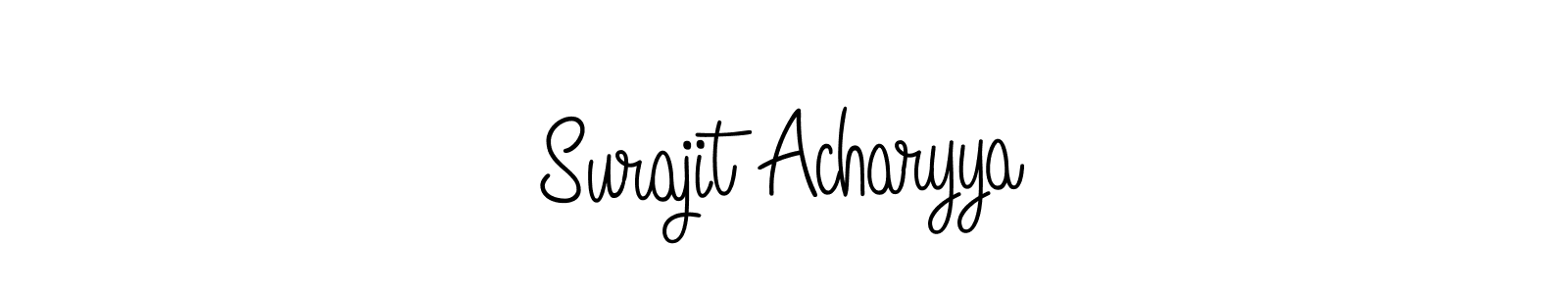 Make a beautiful signature design for name Surajit Acharyya. Use this online signature maker to create a handwritten signature for free. Surajit Acharyya signature style 5 images and pictures png