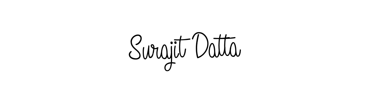 How to Draw Surajit Datta signature style? Angelique-Rose-font-FFP is a latest design signature styles for name Surajit Datta. Surajit Datta signature style 5 images and pictures png