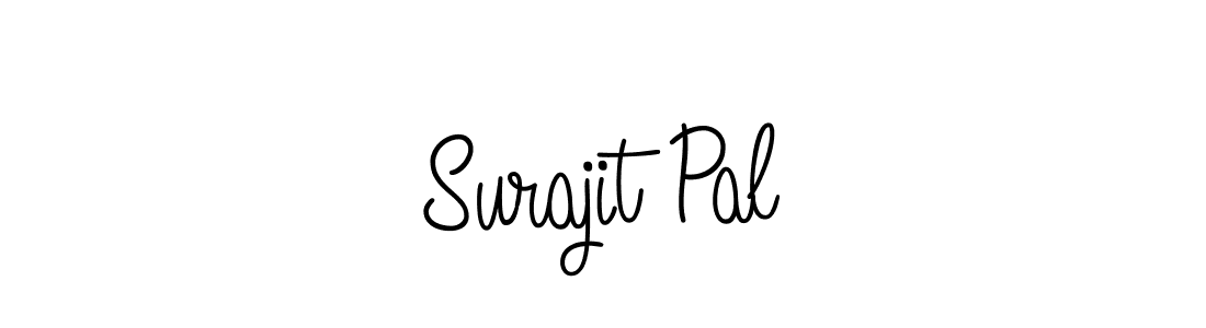 How to make Surajit Pal name signature. Use Angelique-Rose-font-FFP style for creating short signs online. This is the latest handwritten sign. Surajit Pal signature style 5 images and pictures png