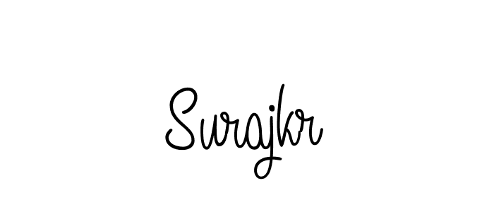 Create a beautiful signature design for name Surajkr. With this signature (Angelique-Rose-font-FFP) fonts, you can make a handwritten signature for free. Surajkr signature style 5 images and pictures png