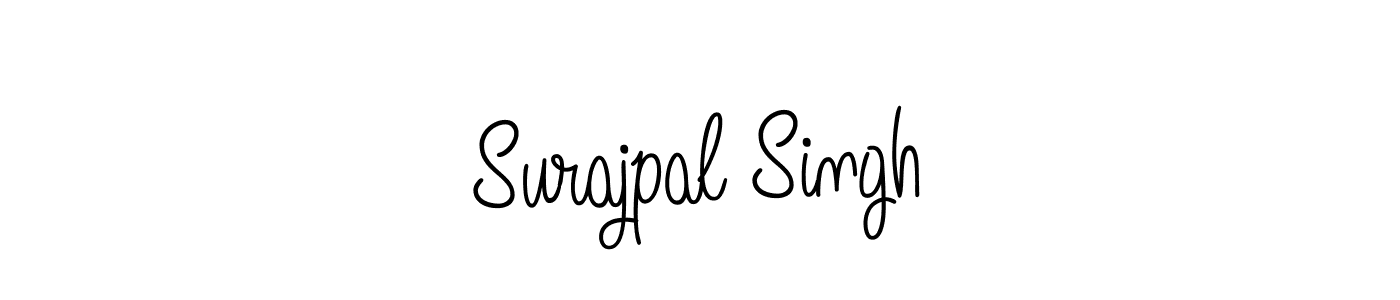 Make a beautiful signature design for name Surajpal Singh. With this signature (Angelique-Rose-font-FFP) style, you can create a handwritten signature for free. Surajpal Singh signature style 5 images and pictures png
