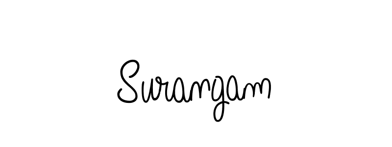 How to Draw Surangam signature style? Angelique-Rose-font-FFP is a latest design signature styles for name Surangam. Surangam signature style 5 images and pictures png