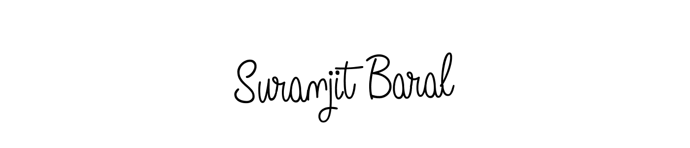 Once you've used our free online signature maker to create your best signature Angelique-Rose-font-FFP style, it's time to enjoy all of the benefits that Suranjit Baral name signing documents. Suranjit Baral signature style 5 images and pictures png
