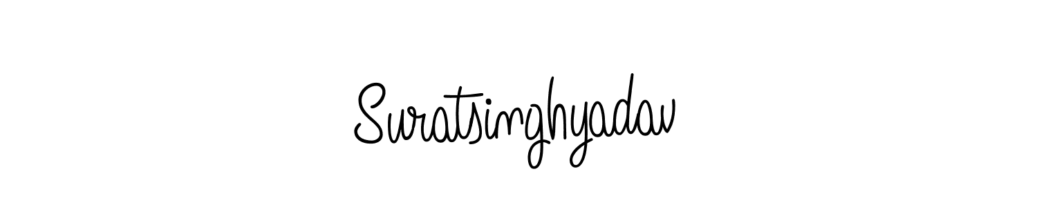 How to make Suratsinghyadav signature? Angelique-Rose-font-FFP is a professional autograph style. Create handwritten signature for Suratsinghyadav name. Suratsinghyadav signature style 5 images and pictures png